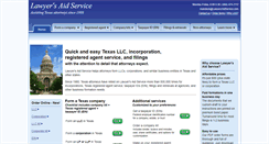 Desktop Screenshot of lawyersaidservice.com